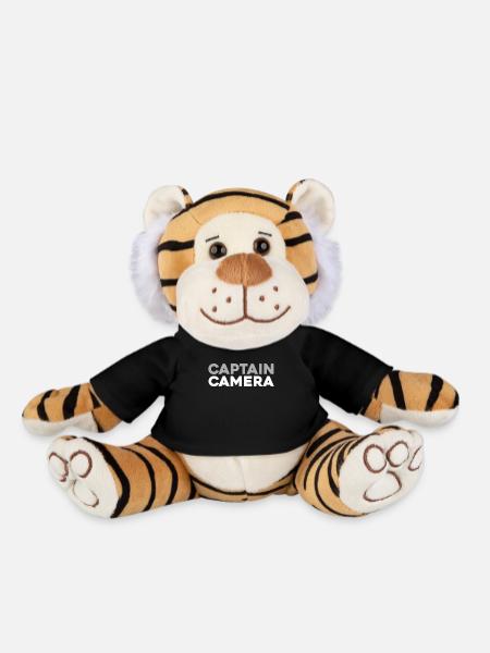 Photographe Appareil photo de photographie - Peluche Tigre - noir