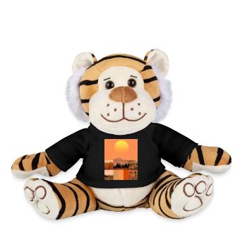 Sunsets. - Plush Tiger - black - Front