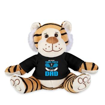 Tennis Player - Plush Tiger - black - Front