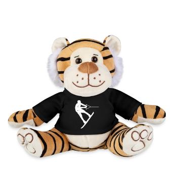 Wakeboarder Wakeboarding Wakeboarder Wakesurfing - Plush Tiger - black - Front