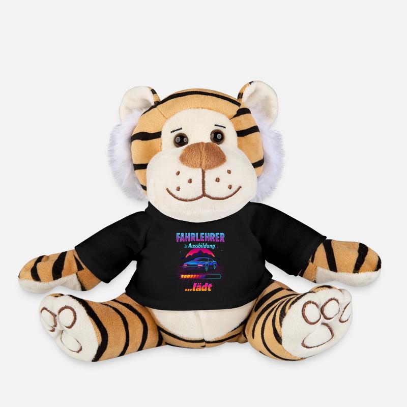 Driving instructor in training Neon - Plush Tiger - black