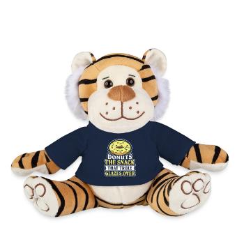 Restauration rapide en donuts - Peluche Tigre - bleu marine - Devant