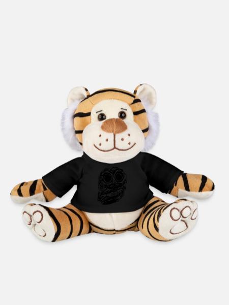 hibou - Peluche Tigre - noir