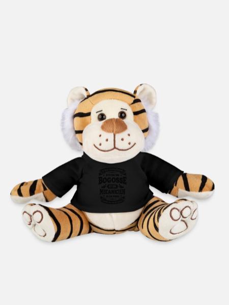 BOGOSSE ET MÉCANICIEN - Peluche Tigre - noir