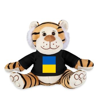Ukraine - Peluche Tigre - noir - Devant