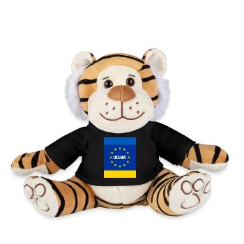 Ukraine - Plüschtiger - Schwarz - Vorne
