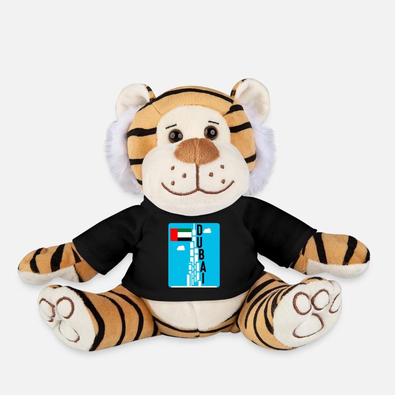 Dubai - Plüschtiger - Schwarz