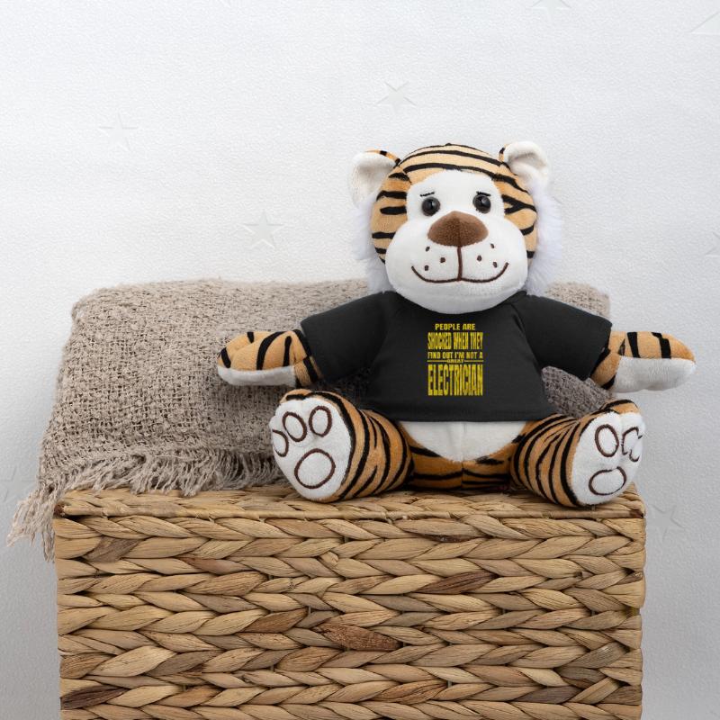 present electronics socket prop bday fun Plush Tiger