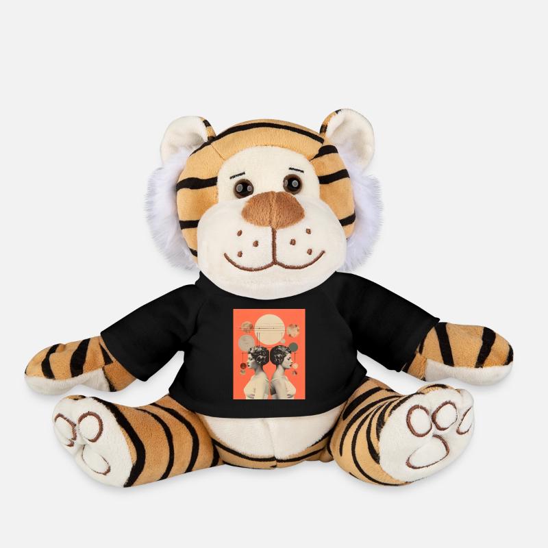Gémeaux - Peluche Tigre - noir