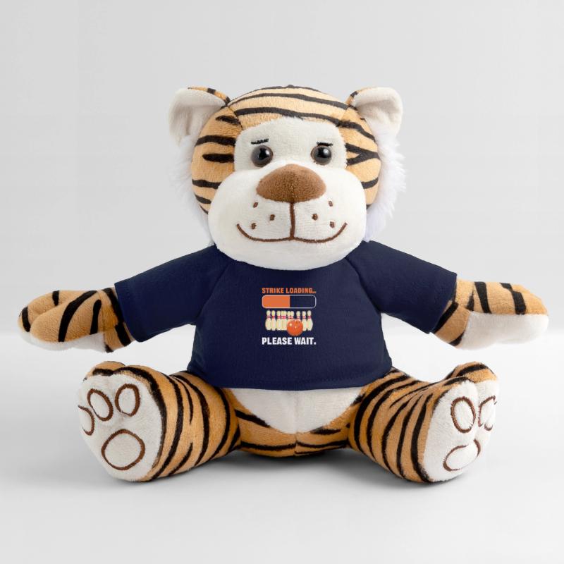 Strike Loading Please Wait Bowling Bowler Plush Tiger