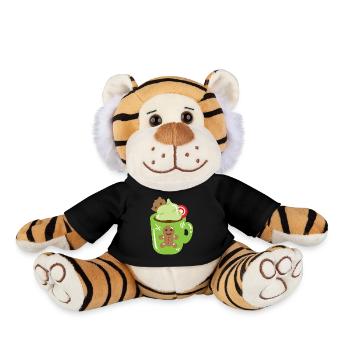 Mug de Noël - Peluche Tigre - noir - Devant