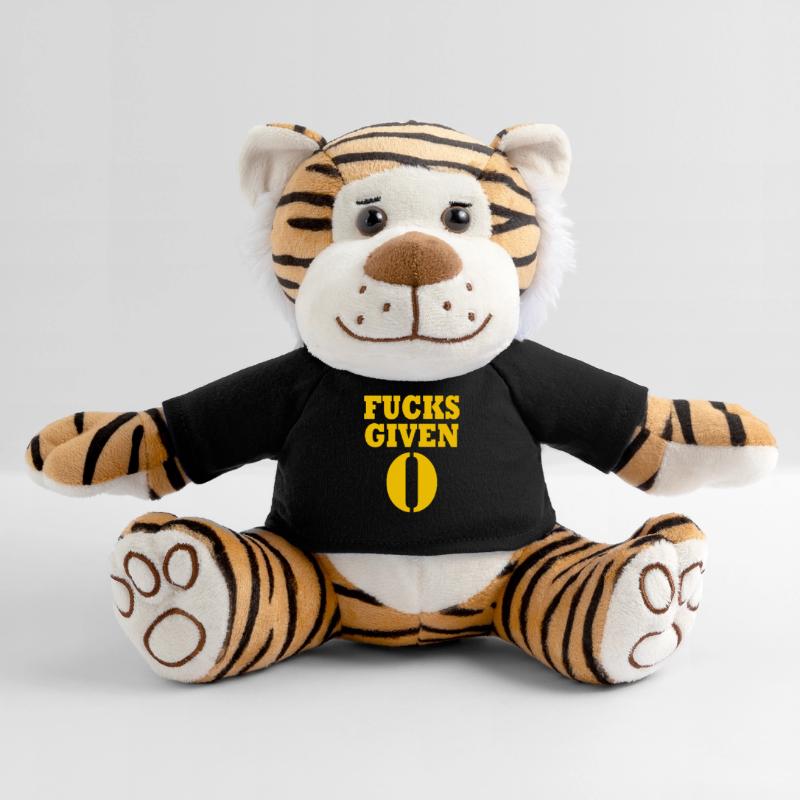 Zero fucks given Plush Tiger