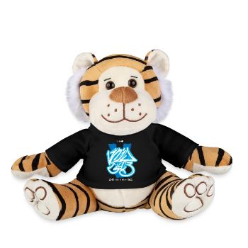 Streetwear Urban Graffiti - Plush Tiger - black - Front