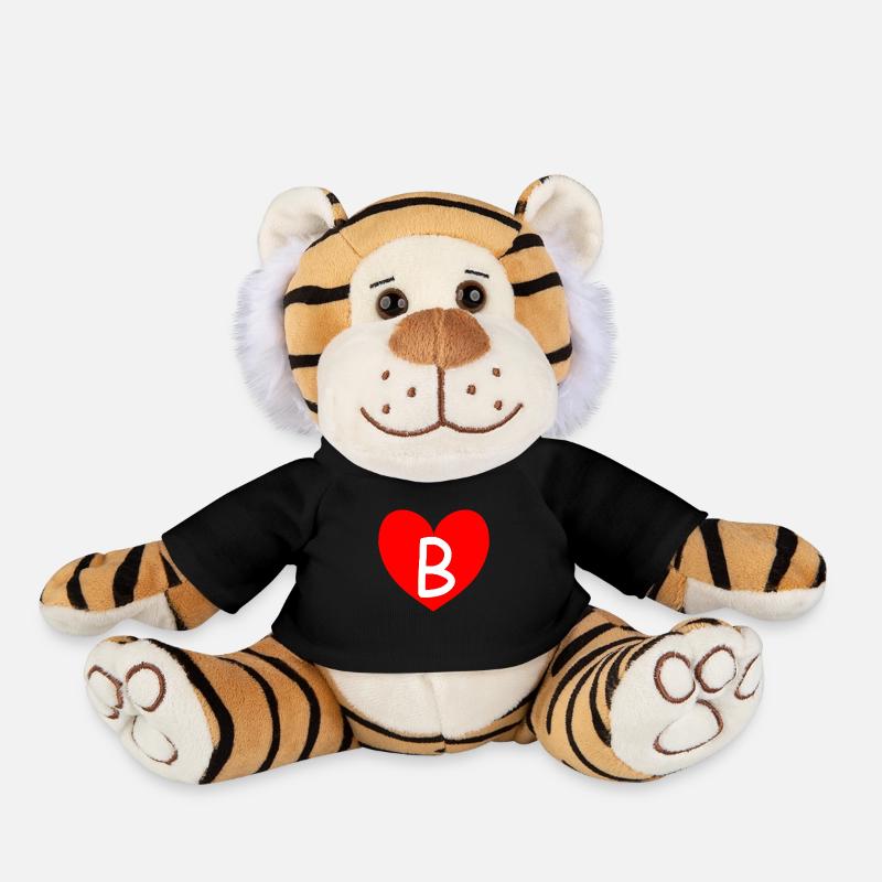 I love you very much b - Plush Tiger - black