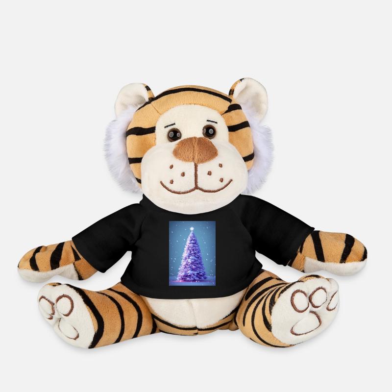 Christmas 1 - Plush Tiger - black