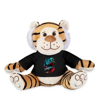 Big bad wolf and bm sports car - Plush Tiger - black - Front