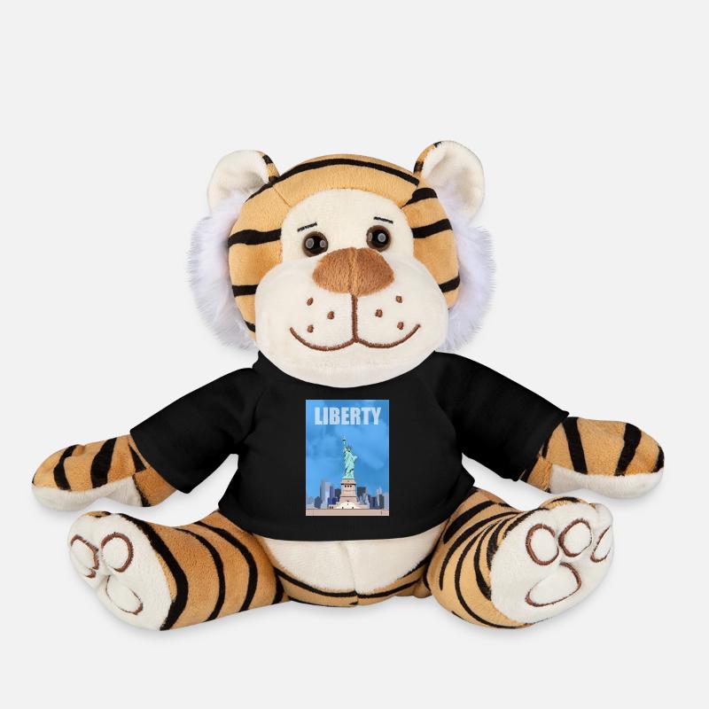 Freiheitsstatue - Plüschtiger - Schwarz