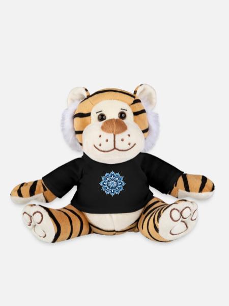 Sky Blossom - Plush Tiger - black