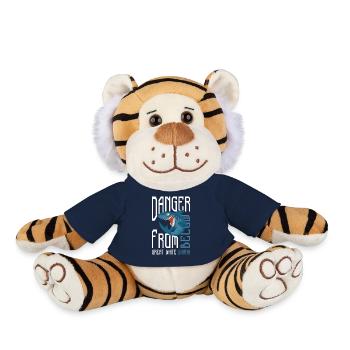 Sharks Shark Fin Underwater - Plush Tiger - french navy - Front