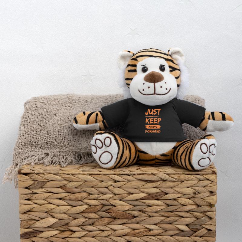 Continuez simplement à aller de l’avant Peluche Tigre