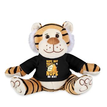 Schläfer Schlummern Müde - Plüschtiger - Schwarz - Vorne