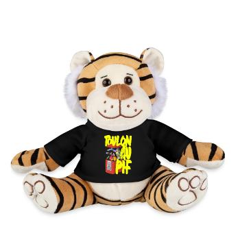 Toulon at the Pif - Plush Tiger - black - Front