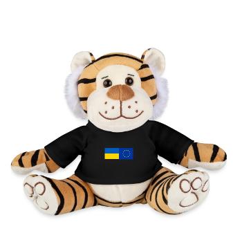 Ukraine - Peluche Tigre - noir - Devant