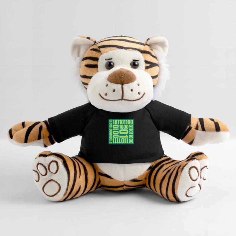 Langage de programme de code binaire Peluche Tigre