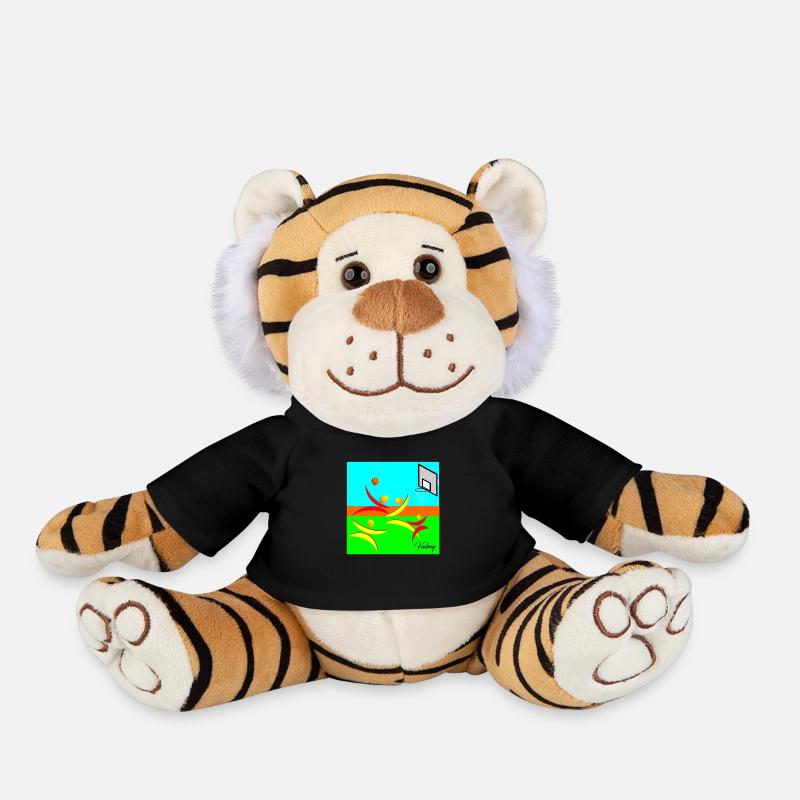 jeu de Basket - Peluche Tigre - noir