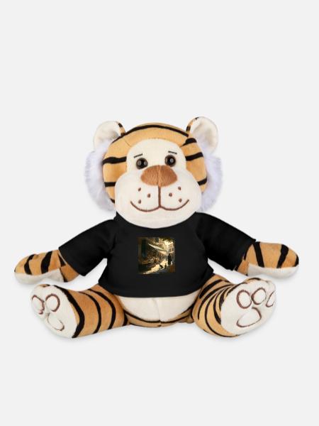 Marché peinture - Peluche Tigre - noir