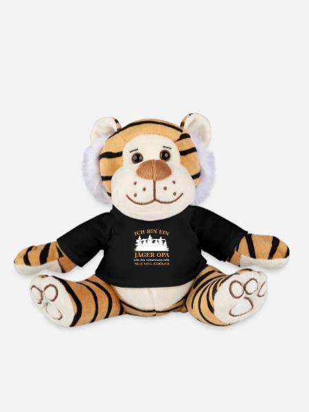 Jäger opa - Plüschtiger - Schwarz