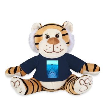 Shark Attack - Plush Tiger - french navy - Front