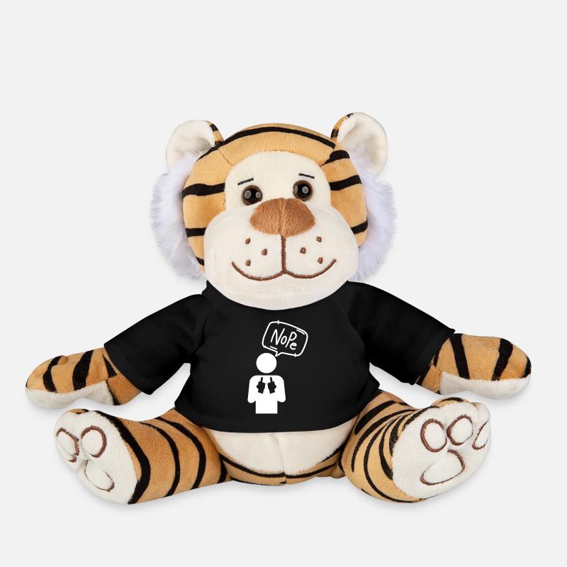 Nope - Plush Tiger - black