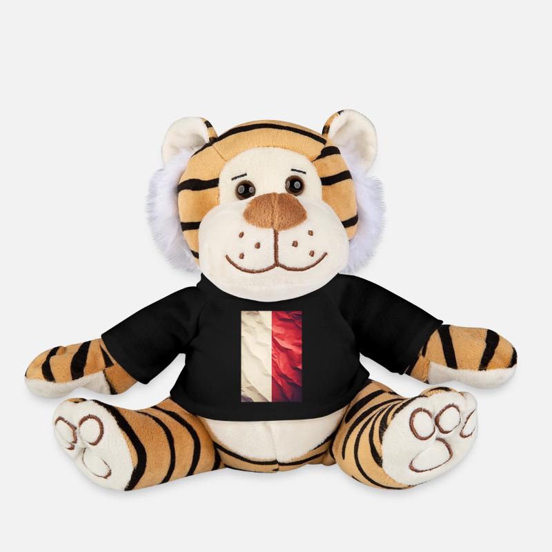 Drapeau « Malte » - Peluche Tigre - noir