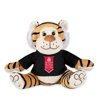 Roll My Eyes Out - Plush Tiger - black - Front