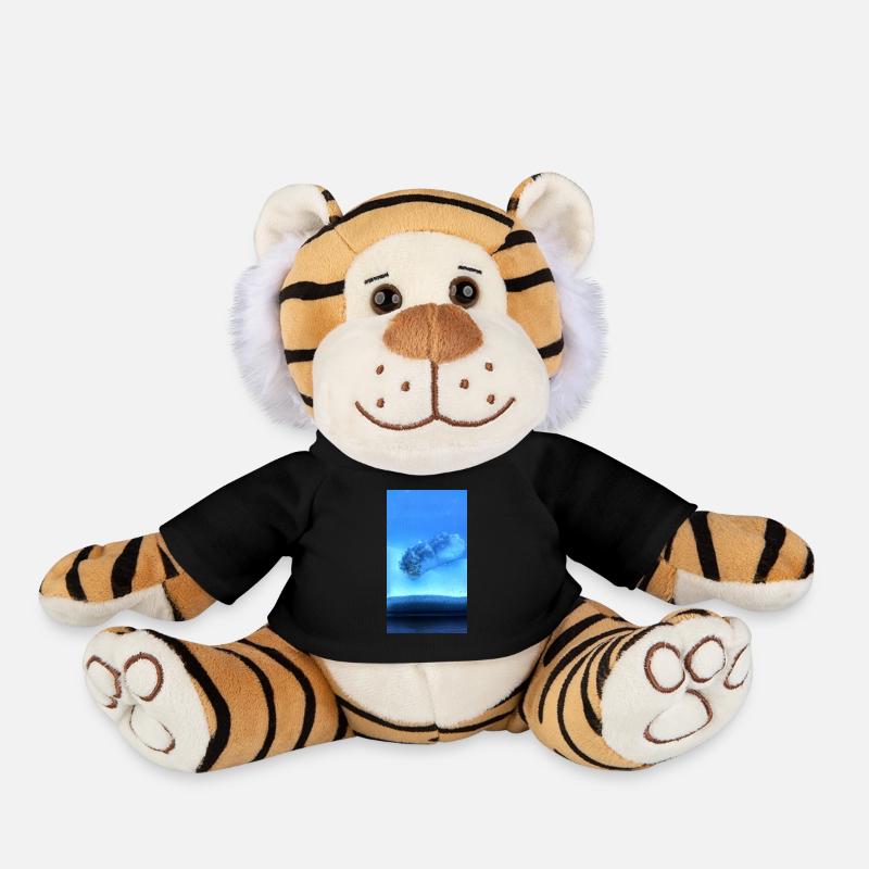 Rouleau de lac - Peluche Tigre - noir