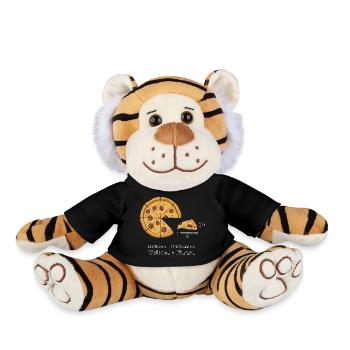 Formule de pizza - Peluche Tigre - noir - Devant