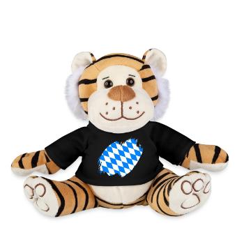 Drapeau bavarois d’occasion Look Drapeau bavarois Vintage - Peluche Tigre - noir - Devant