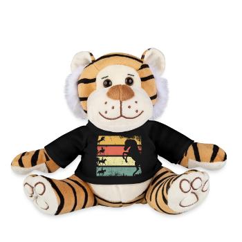 Équitation - Peluche Tigre - noir - Devant
