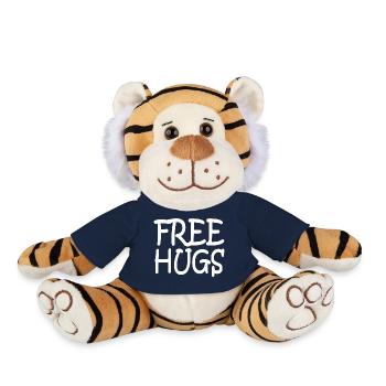 Free hugs - Plush Tiger - french navy - Front