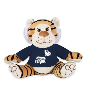 Le précieux Isaac - Peluche Tigre - bleu marine - Devant