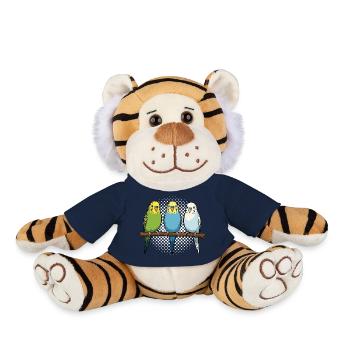 Propriétaires de perruches ondulées Propriétaires de perruches ondulées - Peluche Tigre - bleu marine - Devant