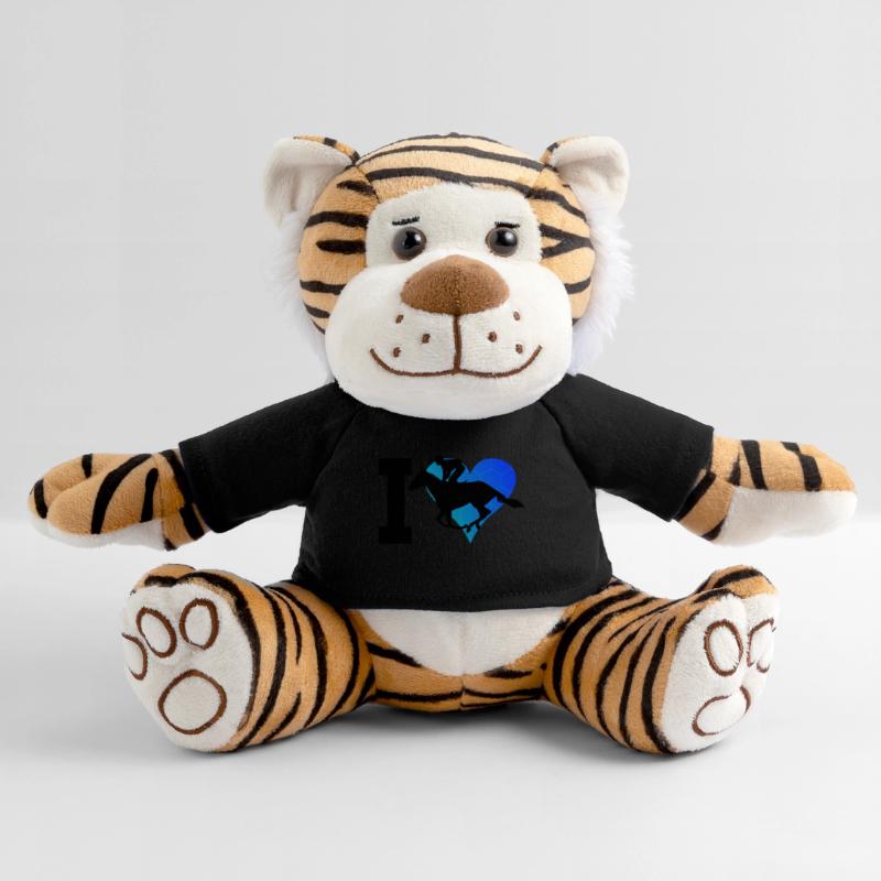 Concours de saut d'obstacles équestre pour dames Peluche Tigre