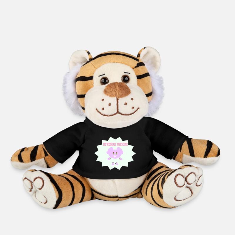 Be Weirdly Awesome 2 - Plush Tiger - black