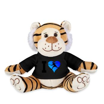 Pickleball Games Pickleball Men's Racquetball - Plush Tiger - black - Front