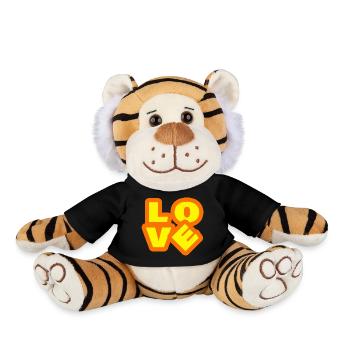 LOVE - Plush Tiger - black - Front