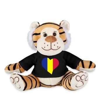 Rumänischer Herz - Plüschtiger - Schwarz - Vorne