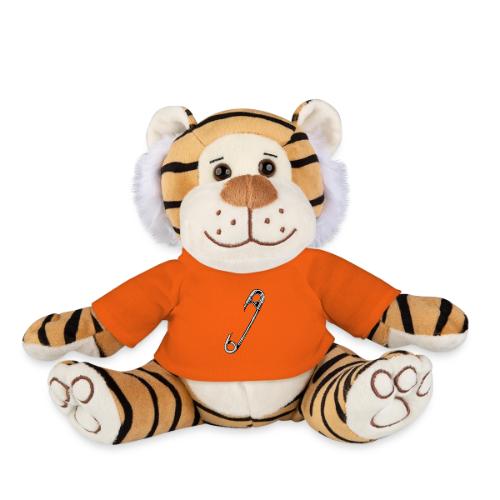 Safety pin - Plush Tiger