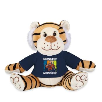 Monsters scare terrifying disguise - Plush Tiger - french navy - Front
