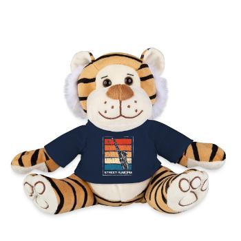 Music Musical Instrument Entertainer - Plush Tiger - french navy - Front